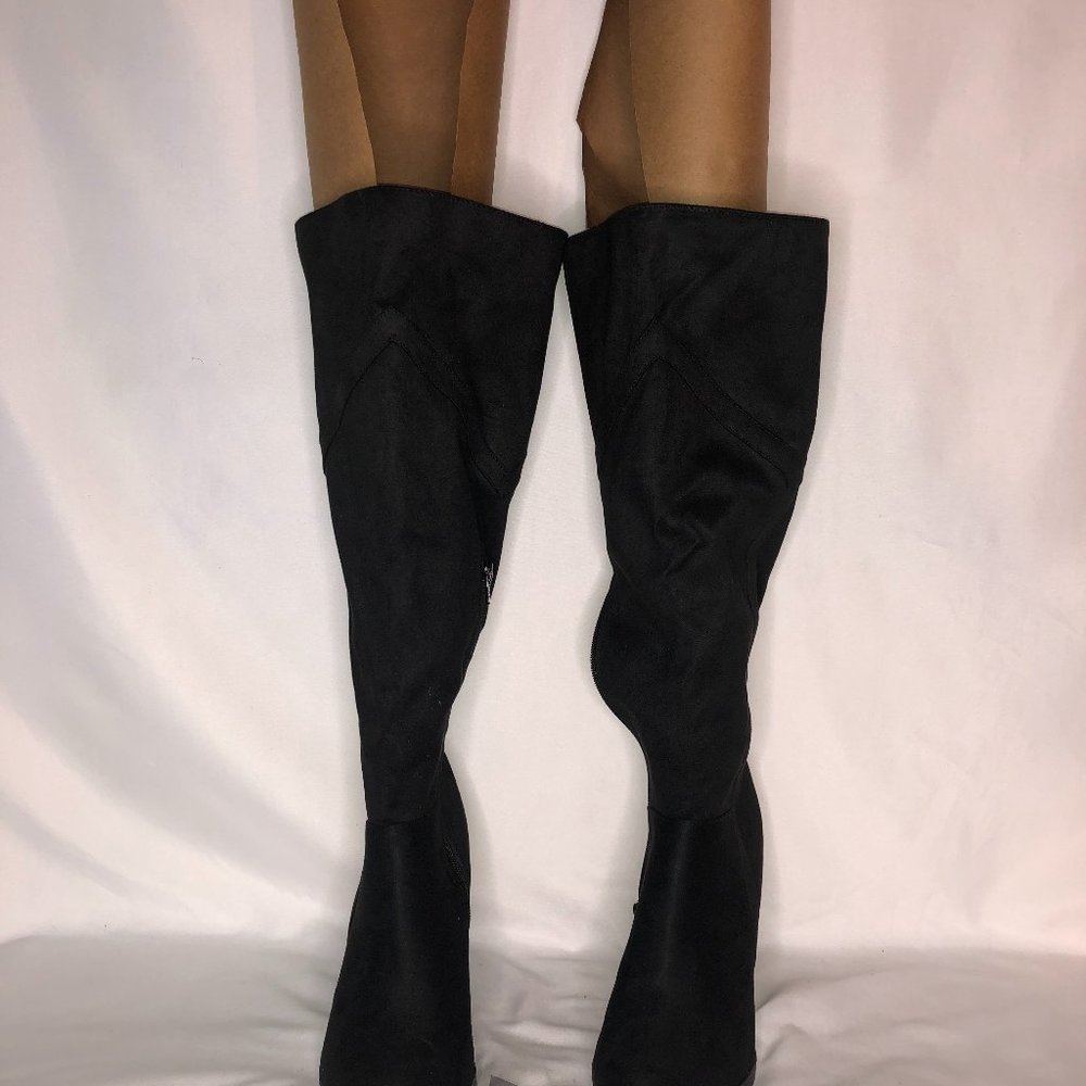 Brinley Co Women's Sall Over The Knee Boot Black 8